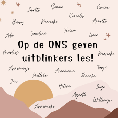 Tegeltje voor docent met handtekening leerlingen