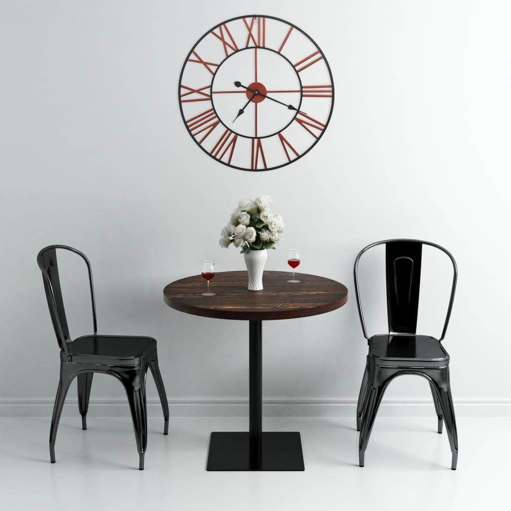 Red Planet Wandklok 58 cm metaal rood sfeerbeeld