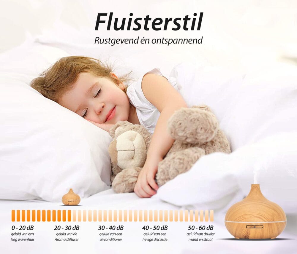 Aroma Diffuser Light Wood Naturel 'Essential Pro' - Afbeelding 5