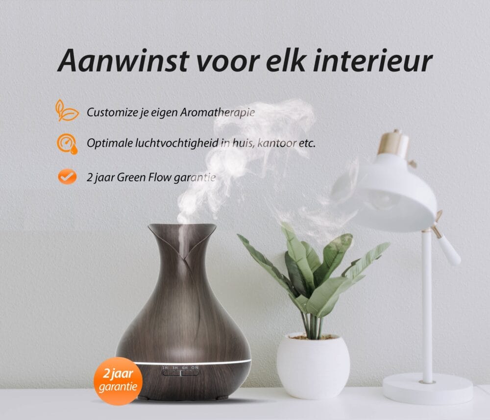 Aroma Diffuser Dark Wood - Vitality Pro - Afbeelding 8