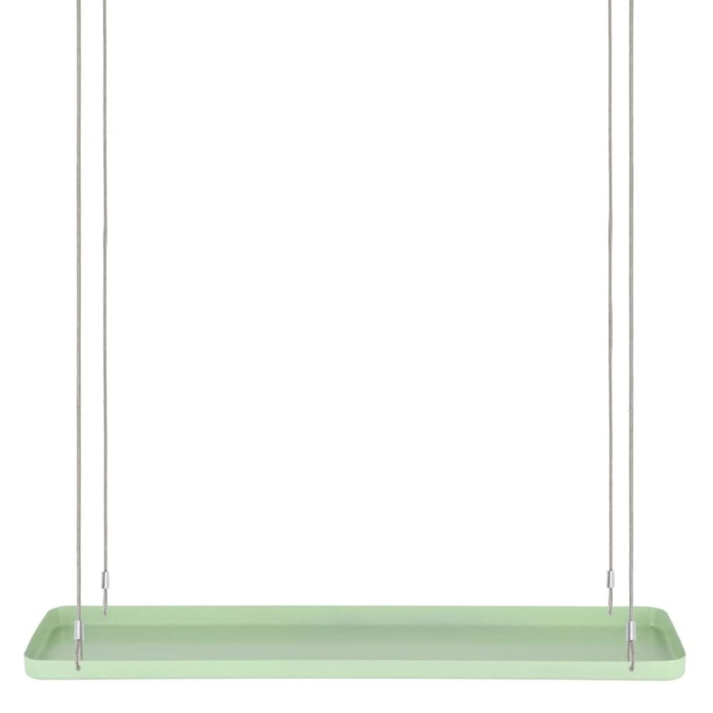 Esschert Design Plantenblad hangend rechthoekig L groen