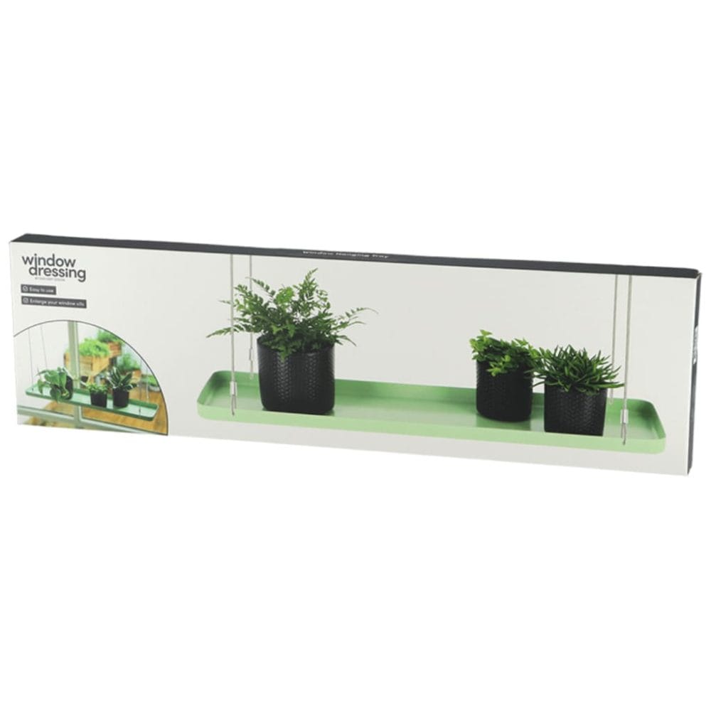 Esschert Design Plantenblad hangend rechthoekig L groen