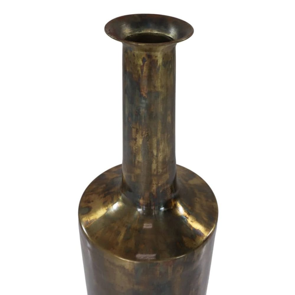 Vaas goudkleurig 24x75 cm 'Bergamo groot' - HSM Collection