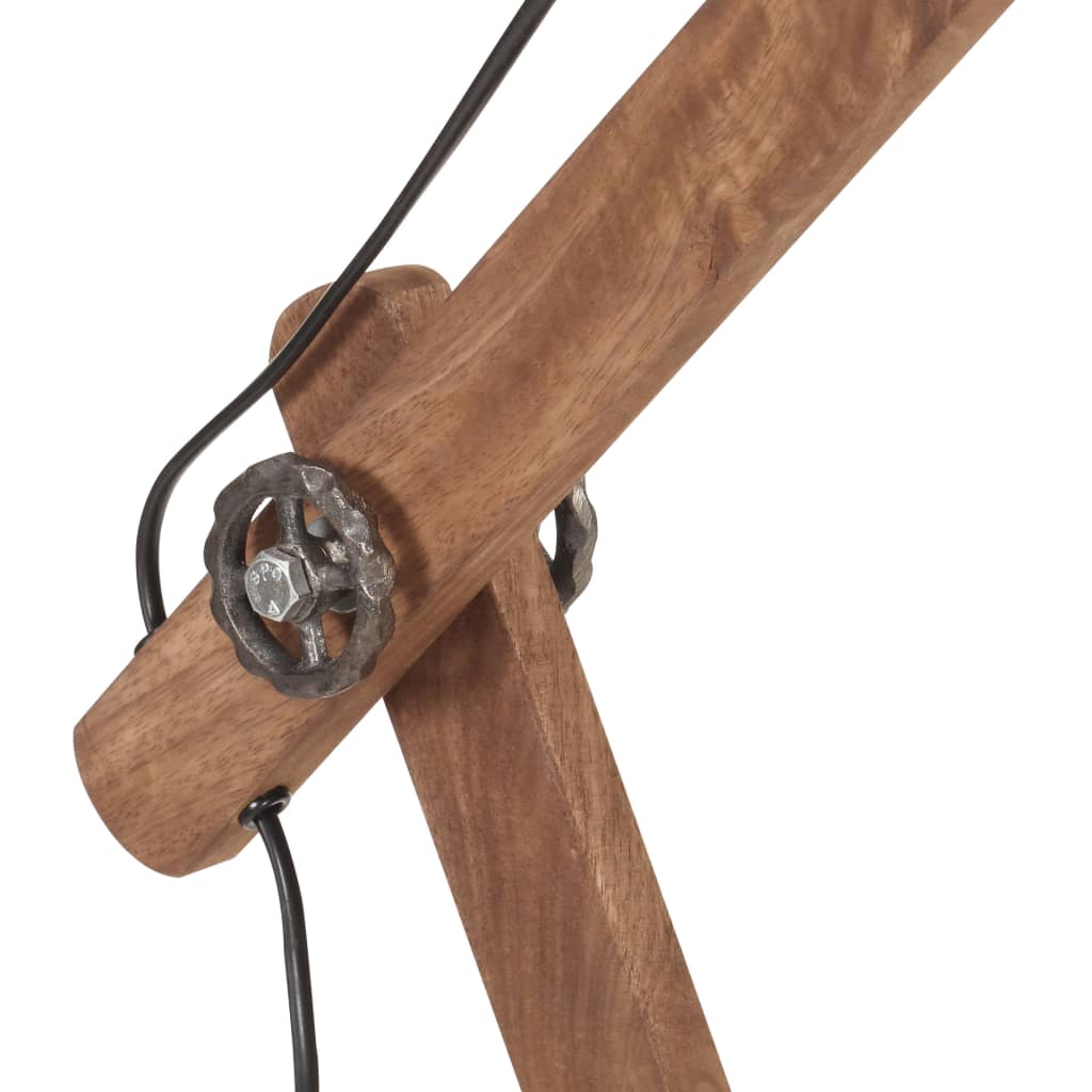 Bureaulamp Industrieel mangohout ijzer 'Iron Productivity' - Afbeelding 7