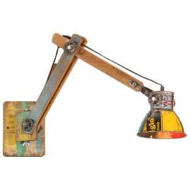 Wandlamp Industrieel Rond E27 Meerkleurig 'Colorfull Industry'