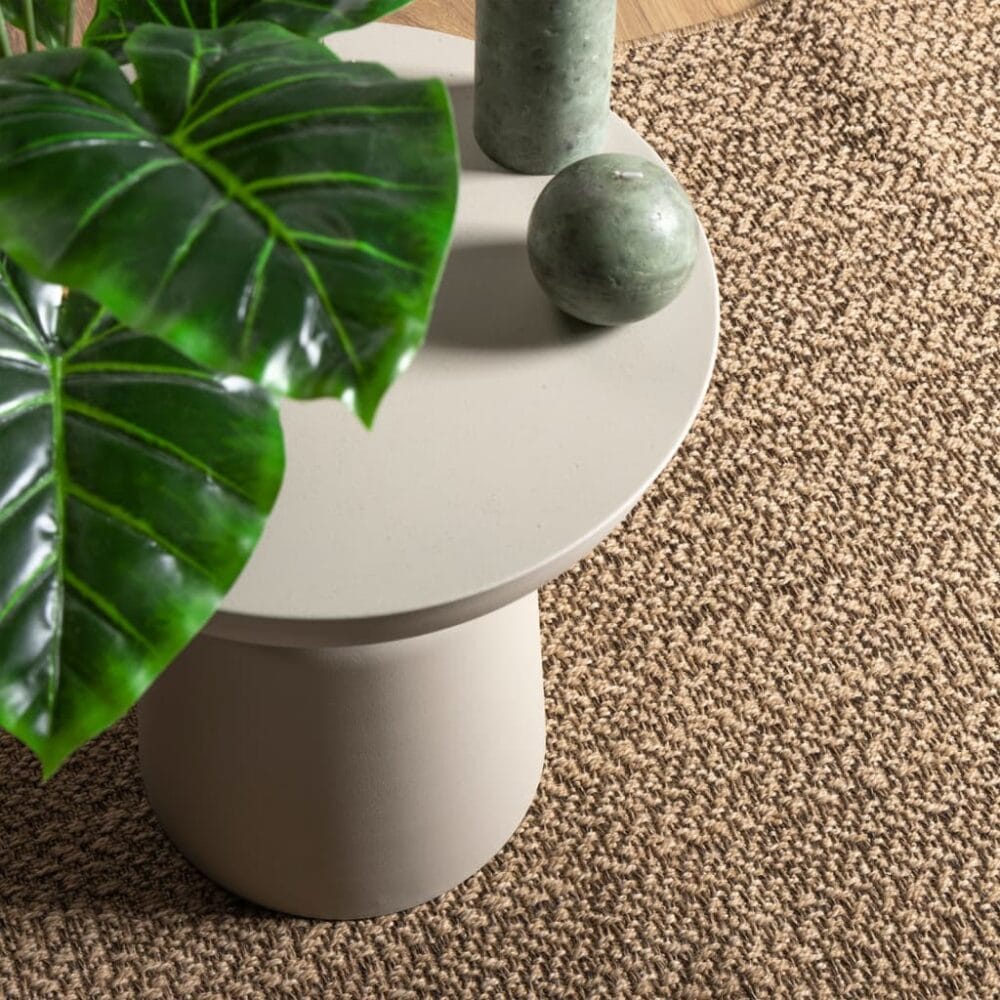 Vloerkleed binnen en buiten jute look Bruin ‘Zizur’ - Afbeelding 2