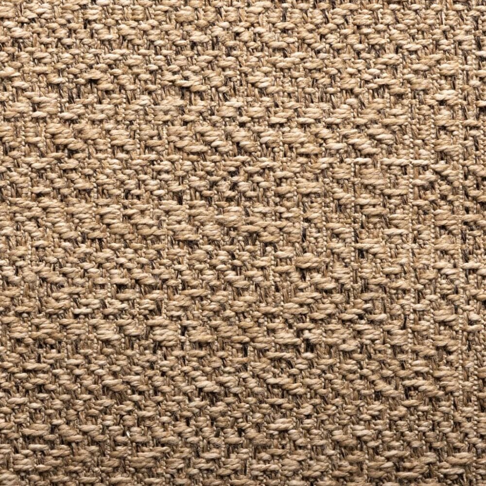 Vloerkleed binnen en buiten jute look Bruin ‘Zizur’ - Afbeelding 5