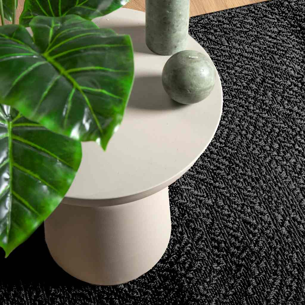 Vloerkleed binnen en buiten jute look Antraciet 'Zizur' - Afbeelding 17