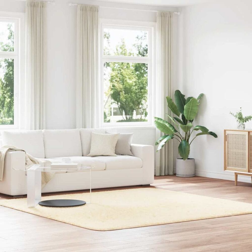 Hoogpolig Vloerkleed Navarra Polyester Kleurig Crème - Afbeelding 16