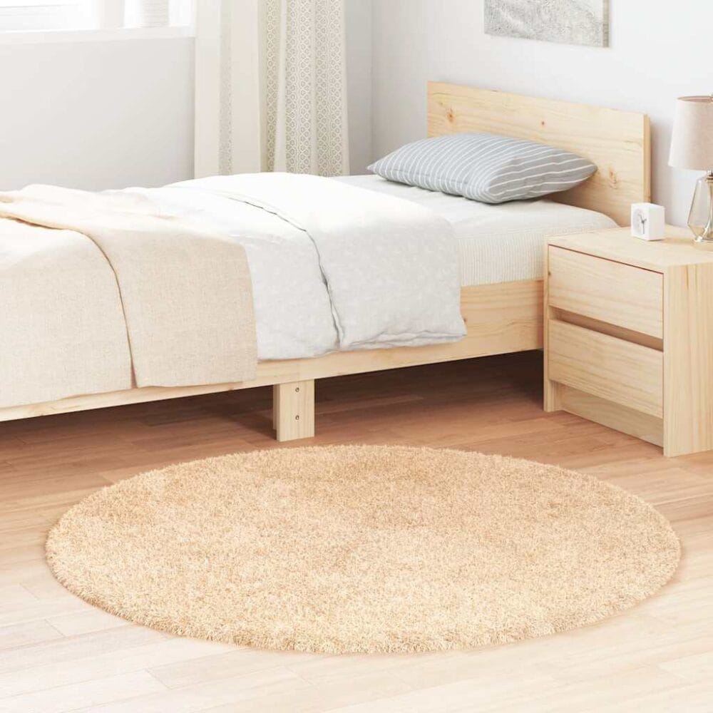 Hoogpolig Vloerkleed Navarra Polyester Beige - Afbeelding 19