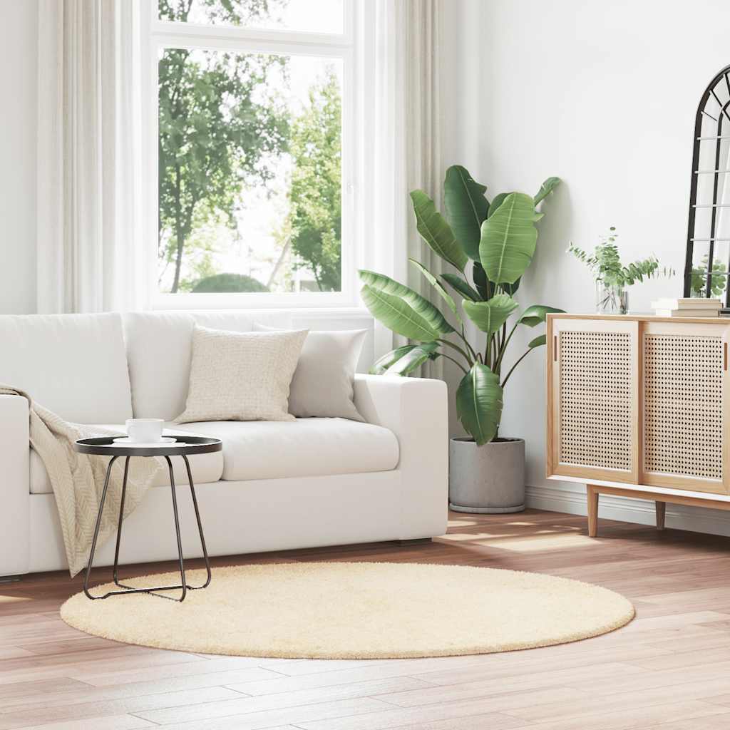 Hoogpolig Vloerkleed Navarra Polyester Kleurig Crème - Afbeelding 11