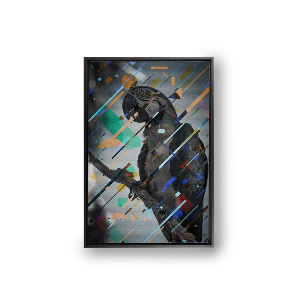 Parrot Friend canvas met baklisjt anaglytch effect