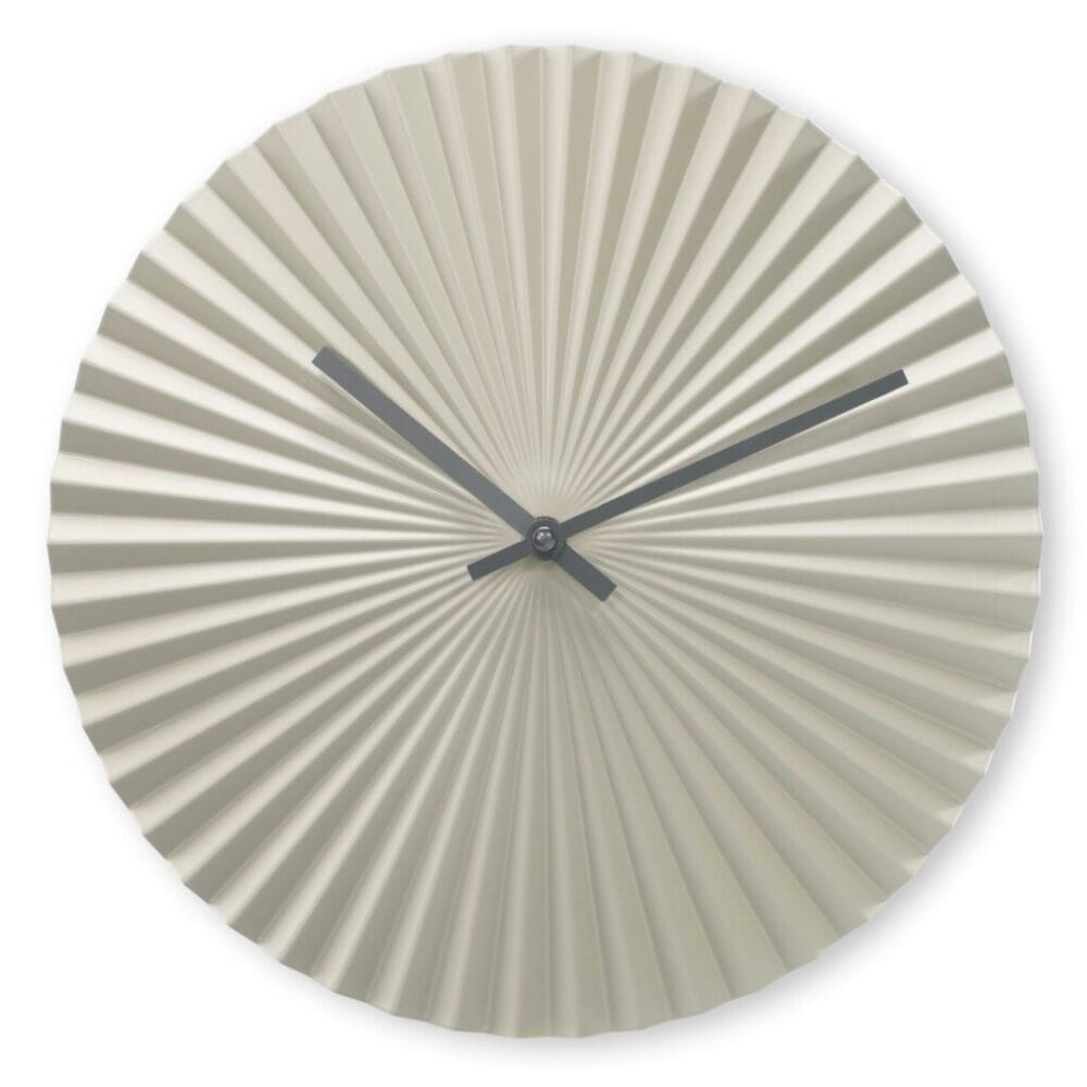 Stille wandklok 30 cm Grijsgroen - Hama 'Barbados'