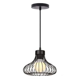 Industriële Hanglamp 23x20 cm Zwart Metaal - Homestyle Pro