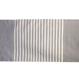 Indian Cotton Rug - 70x170cm - Grey