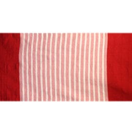 Indian Cotton Rug - 70x170cm - Red/Pink