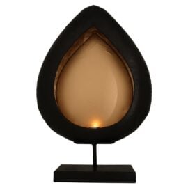 Lesli Living Kaarsenstandaard druppelvormig op standaard 23x11x41 cm