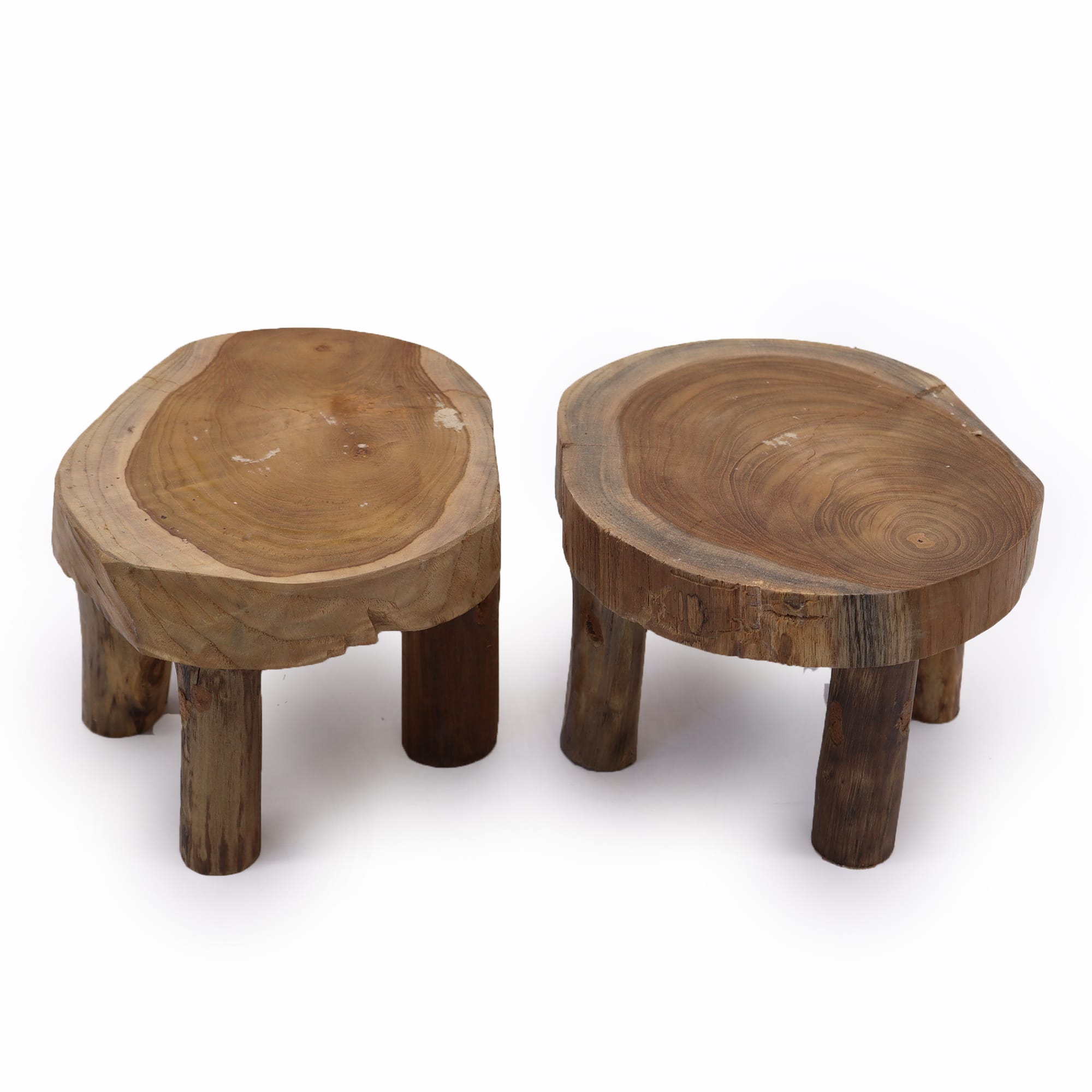 Medium Teakhouten display - 27x15cm - Afbeelding 3