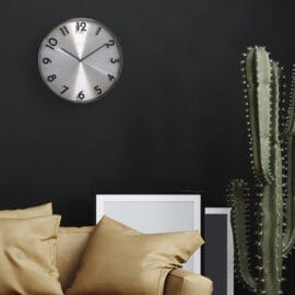 Wandklok 40cm metaal geluidloos 'Reflection' - NeXtime