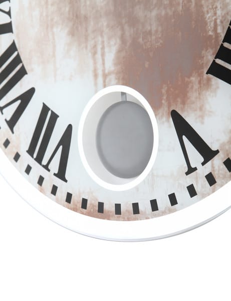 Wandklok 43cm Glas Wit 'Romana' - NeXtime - Afbeelding 7