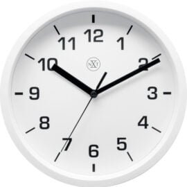 Wandklok 20cm Kunststof Wit 'Calm Down' - NeXtime