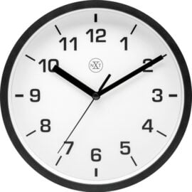 Wandklok 20cm Kunststof Zwart Wit 'Calm Down' - NeXtime