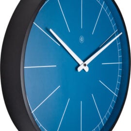 Wandklok 40cm Blauw 'Ethan' - NeXtime