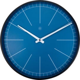 Wandklok 40cm Blauw 'Ethan' - NeXtime
