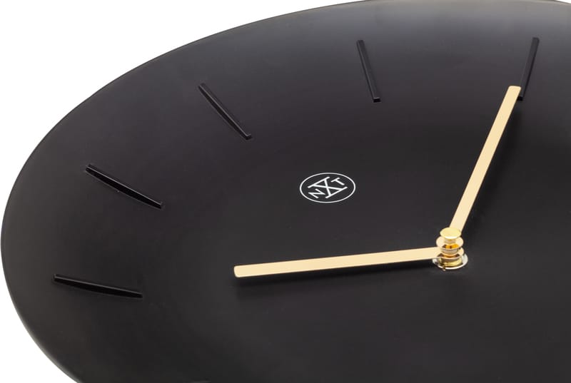 Wandklok 30cm Zwart met Pendulum 'Bowl' - NeXtime - Afbeelding 4