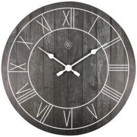 Wandklok 40cm Hout Bruin 'NXt Paul Dia' - NeXtime