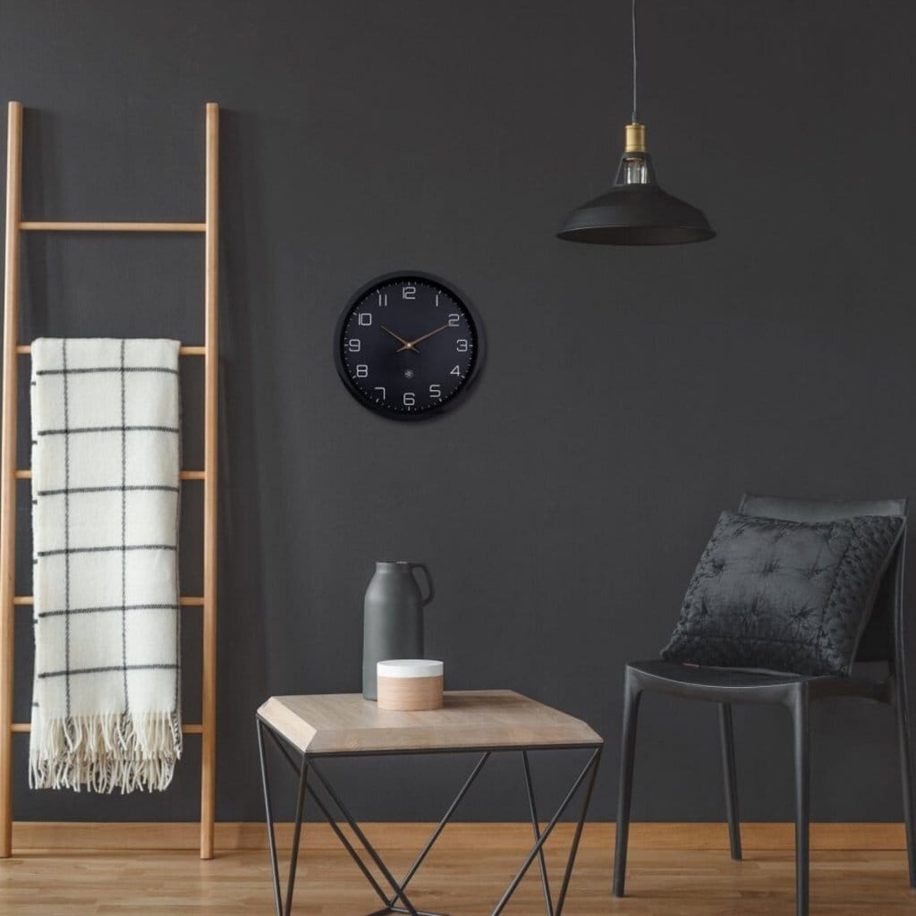 Wandklok ECO 30 cm Zwart 'Plenty of Time' - NeXtime - Afbeelding 2