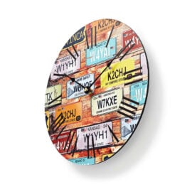 Wandklok 30cm 'Travel The World' - Nedis