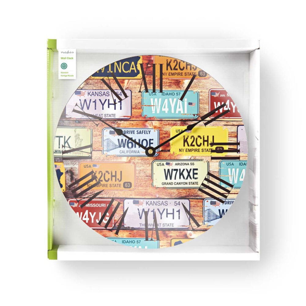 Wandklok 30cm 'Travel The World' - Nedis - Afbeelding 3