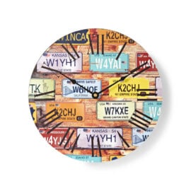 Wandklok 30cm 'Travel The World' - Nedis