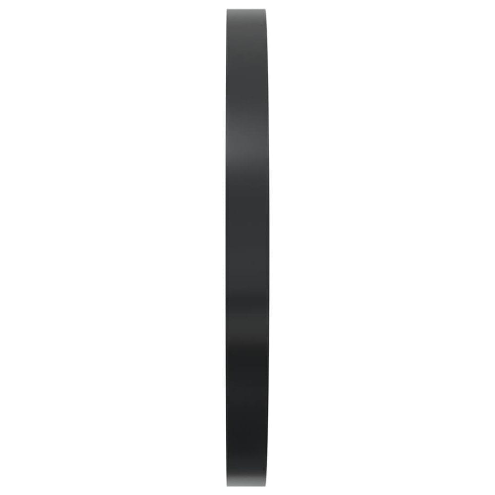 Wandklok Ø39 cm ijzer en bewerkt hout bruin-4
