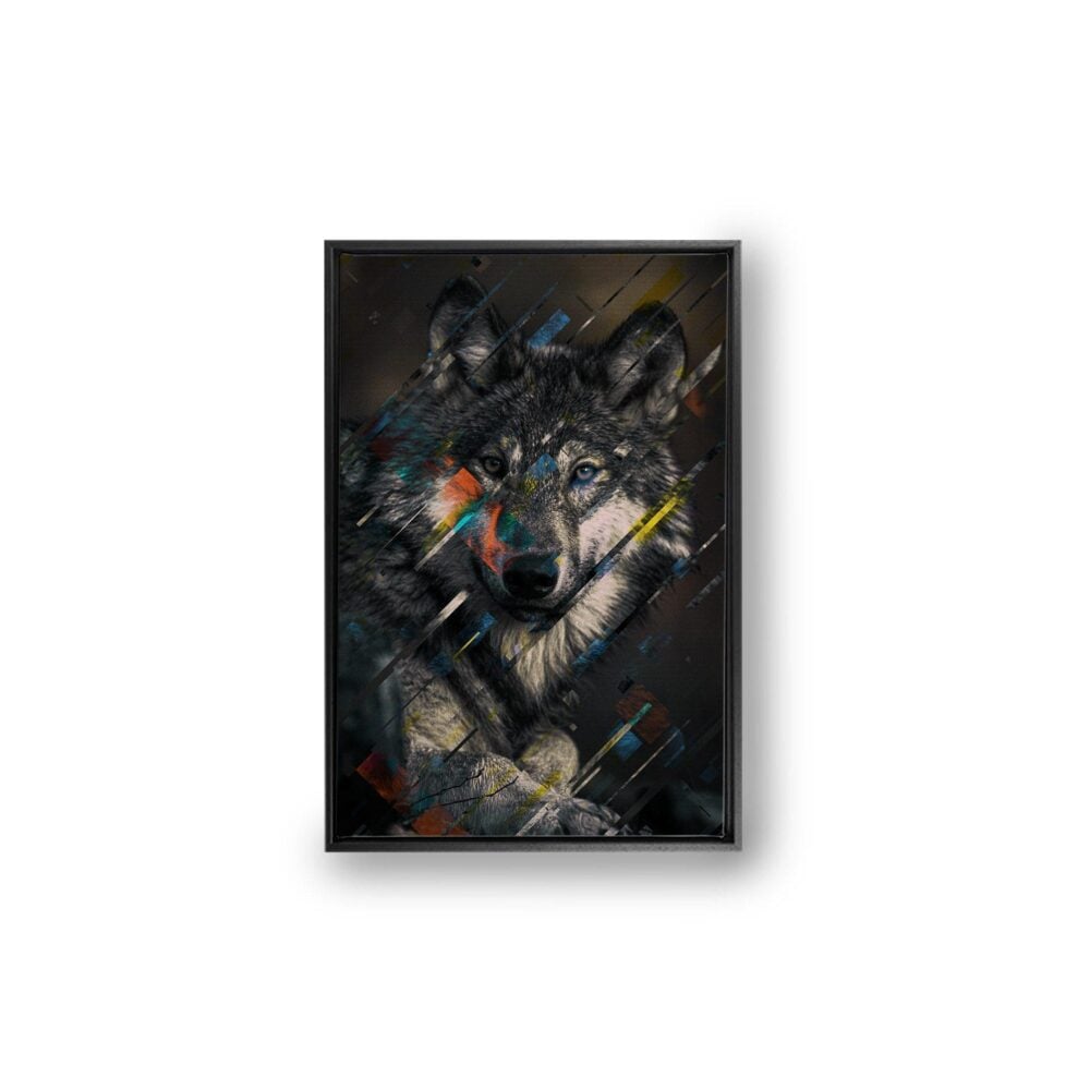 Wolf like me canvas met baklijst - 60 x 90 cm - productfoto