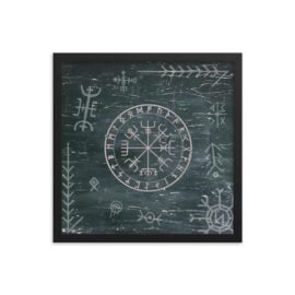 Dark vegvisir poster