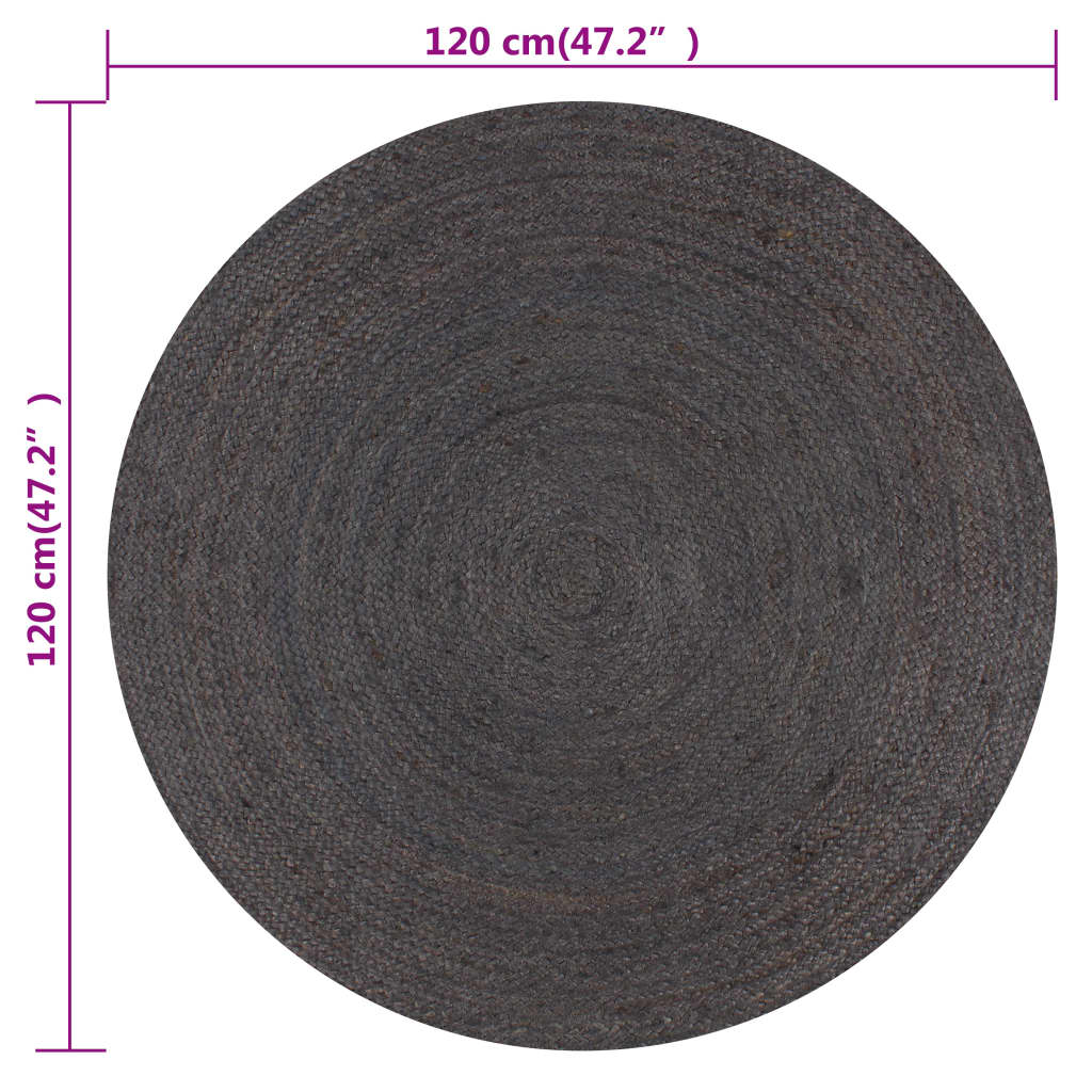 Vloerkleed Earth Ash donkergrijs