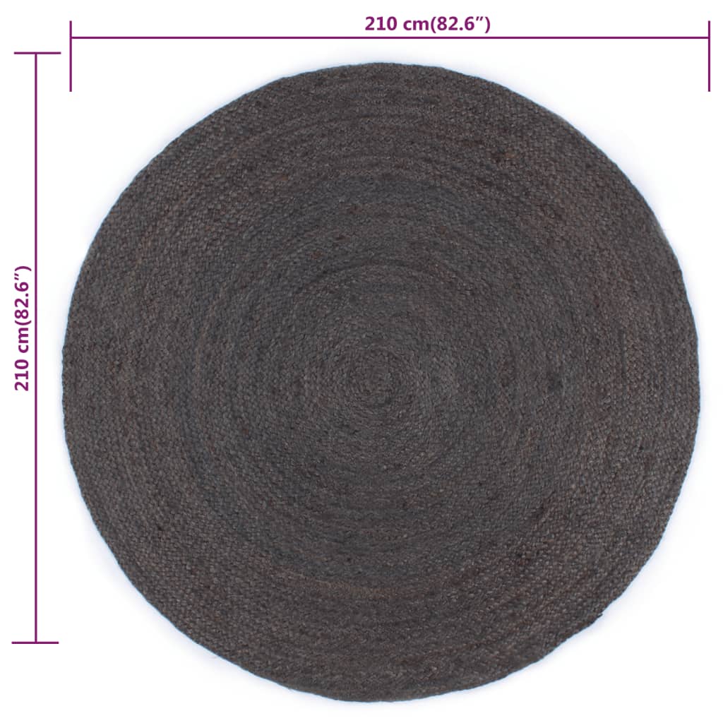 Vloerkleed Earth Ash donkergrijs