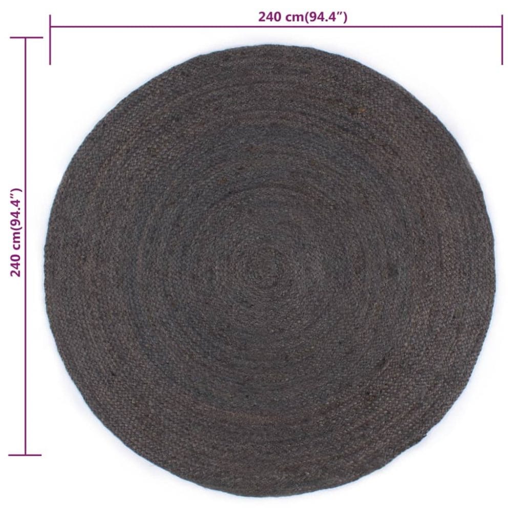 Vloerkleed Earth Ash donkergrijs