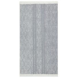 Vloerkleed 120x180 cm katoen lichtgrijs 'Maze runner'