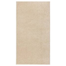 vidaXL Vloerkleed kortpolig 80x150 cm beige