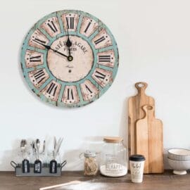 Wandklok Café de la Gare Paris - Vintage - 30 cm MDF