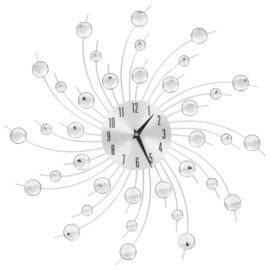 Wandklok met kraaltjes 50 cm modern ontwerp 'Elegant beads'